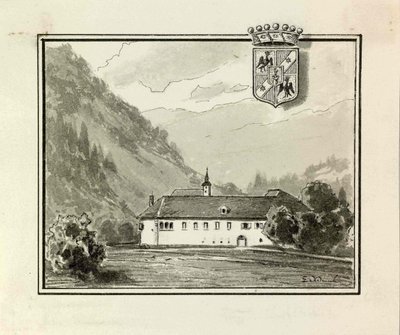 Pustal Castle near Skofja Loka by Ladislav Benesch